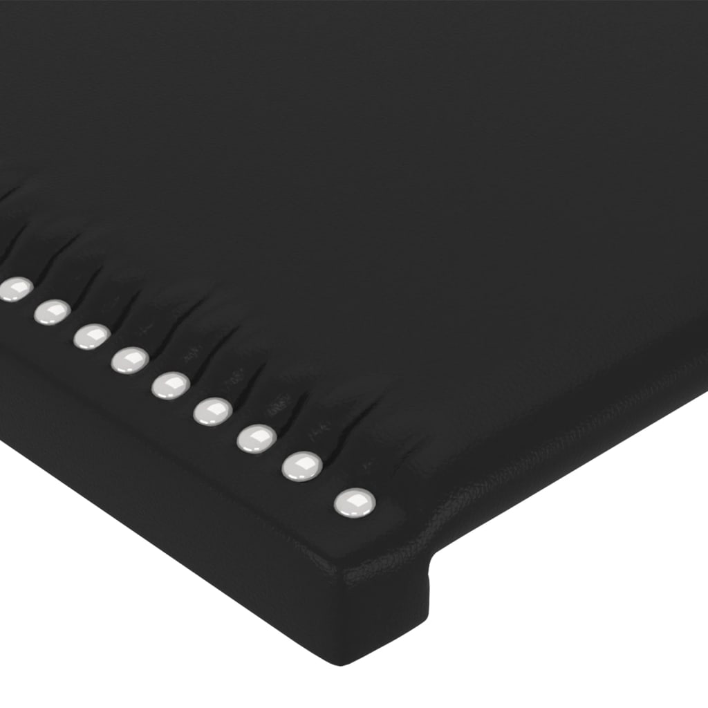 Testiera A Led Nera 103x16x78/88 Cm In Similpelle - Image 5