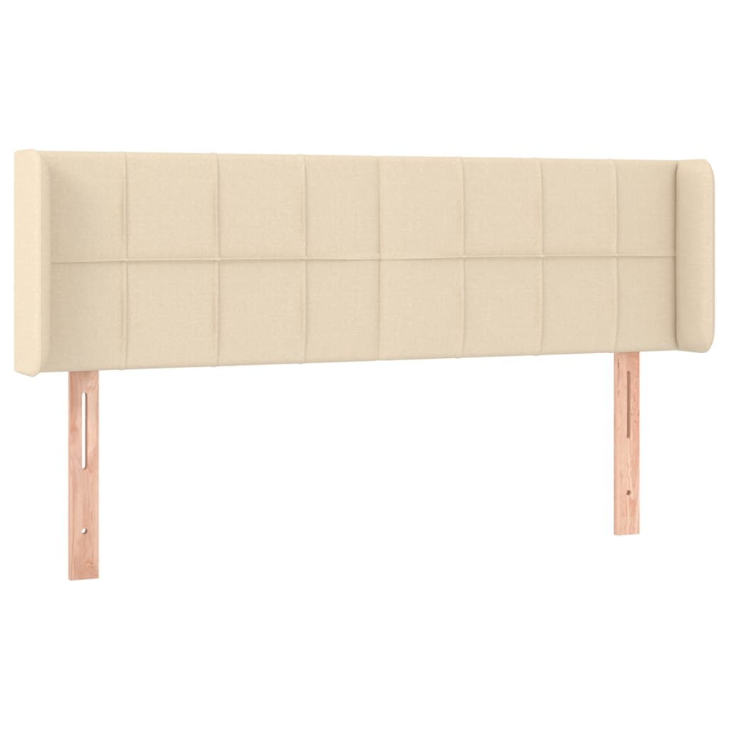Testiera A Led Crema 147x16x78/88 Cm In Tessuto - Image 3