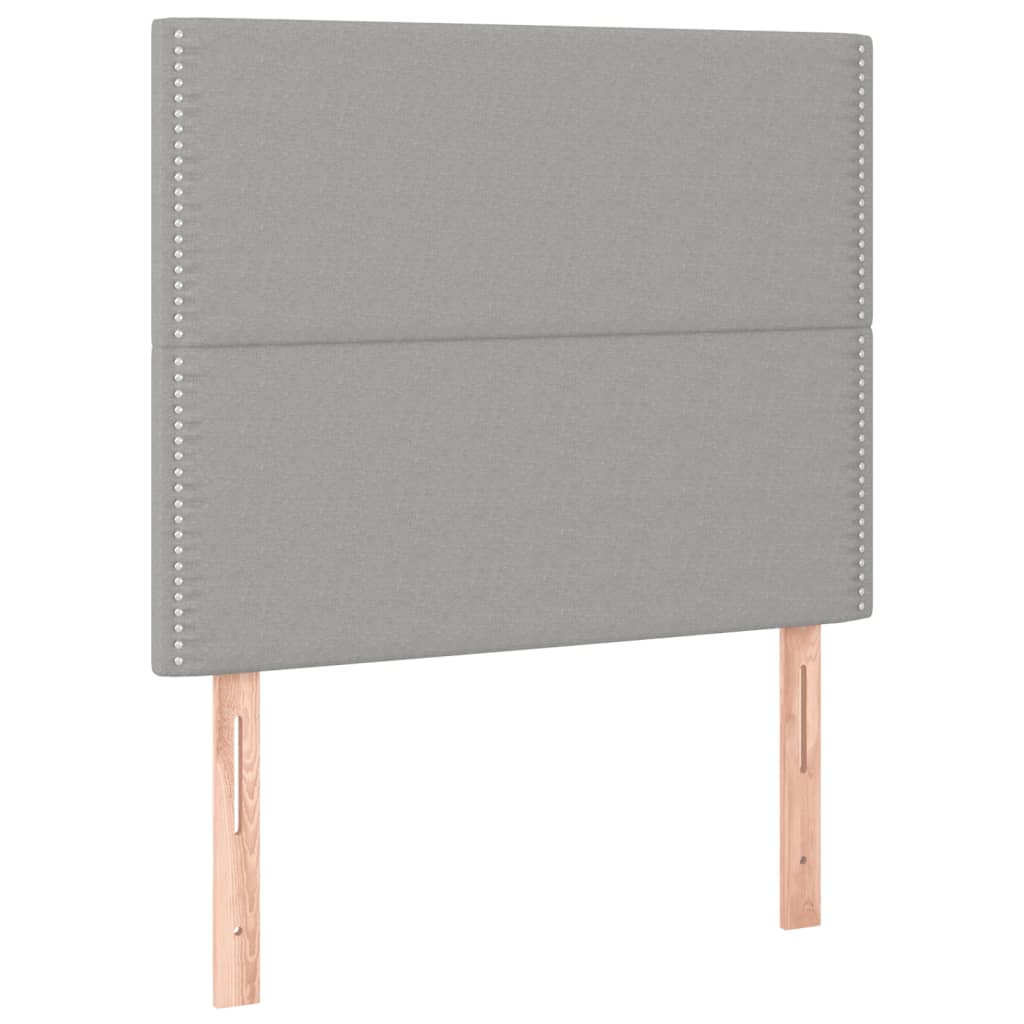 Giroletto A Molle Con Materasso Grigio Chiaro100x200 Cm Tessuto - Image 6