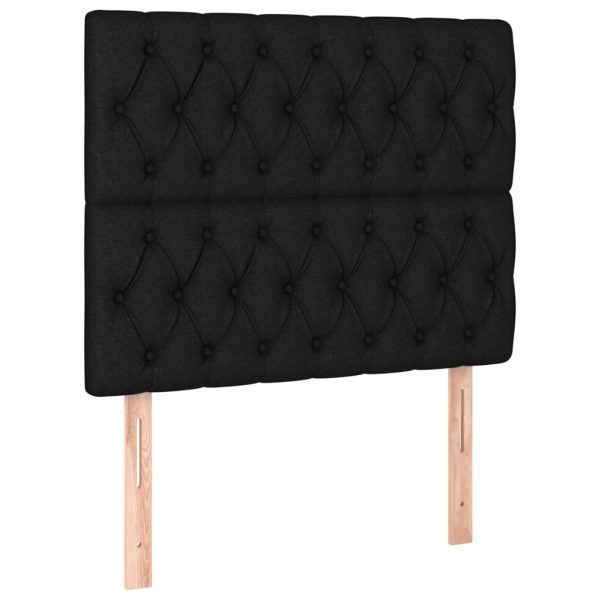 Giroletto A Molle Con Materasso Nero 90x190 Cm In Tessuto - Image 6