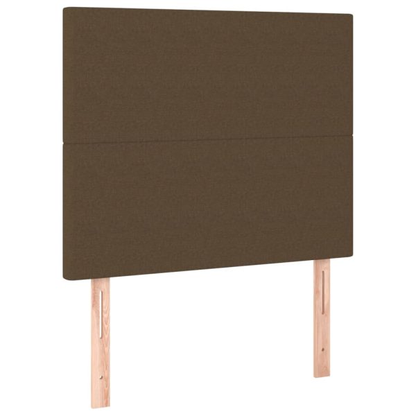 Giroletto A Molle Con Materasso Marrone Scuro 100x200cm Tessuto - Image 6