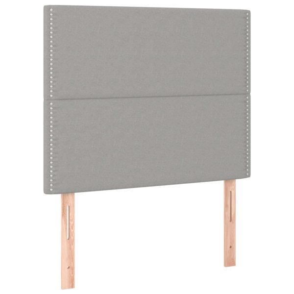 Giroletto A Molle Con Materasso Grigio Chiaro100x200 Cm Tessuto - Image 6