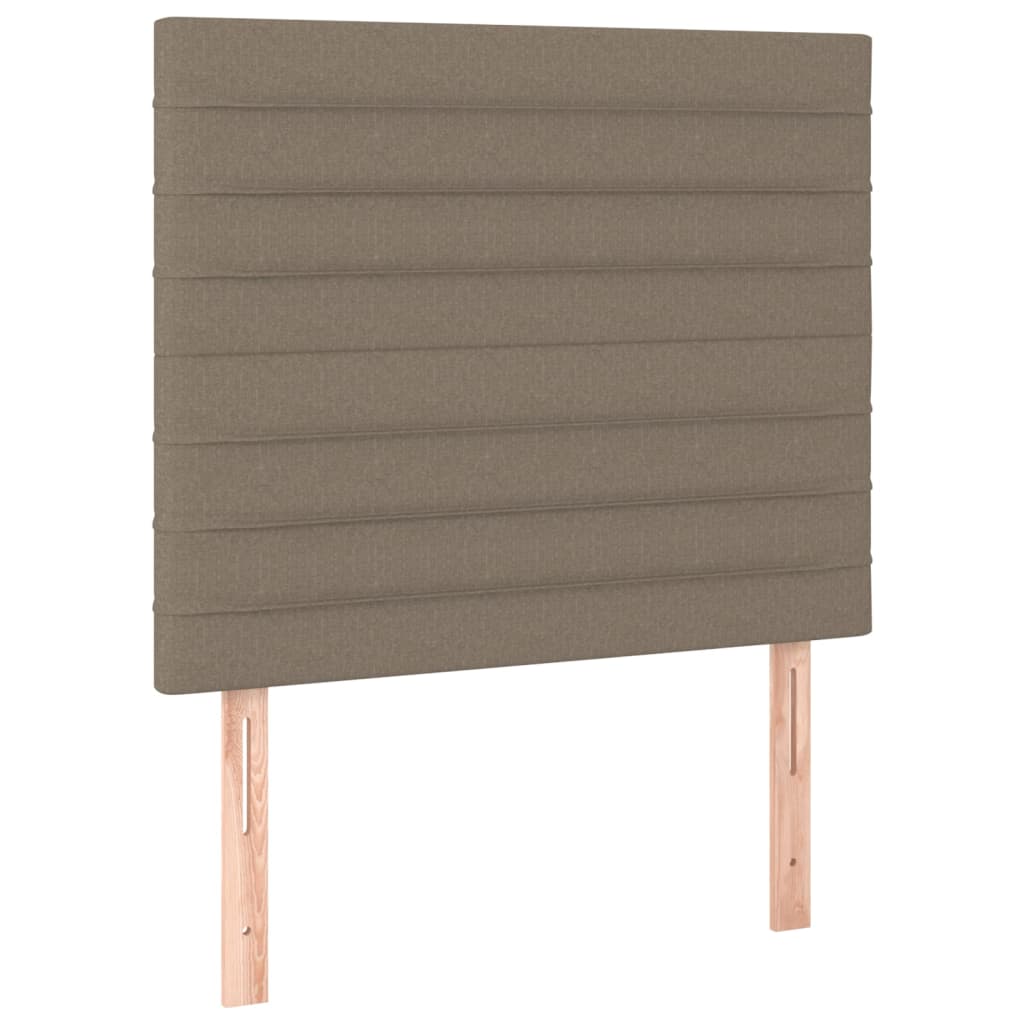 Giroletto A Molle Con Materasso Tortora 90x190 Cm In Tessuto - Image 6