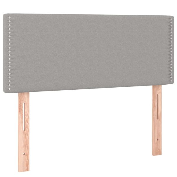 Giroletto A Molle Con Materasso Grigio Chiaro 90x200 Cm Tessuto - Image 6