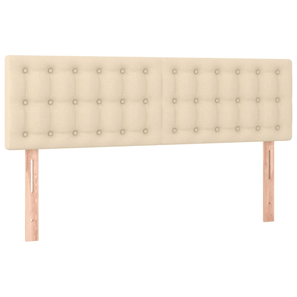 Giroletto A Molle Con Materasso Crema 140x19 Cm In Tessuto - Image 6