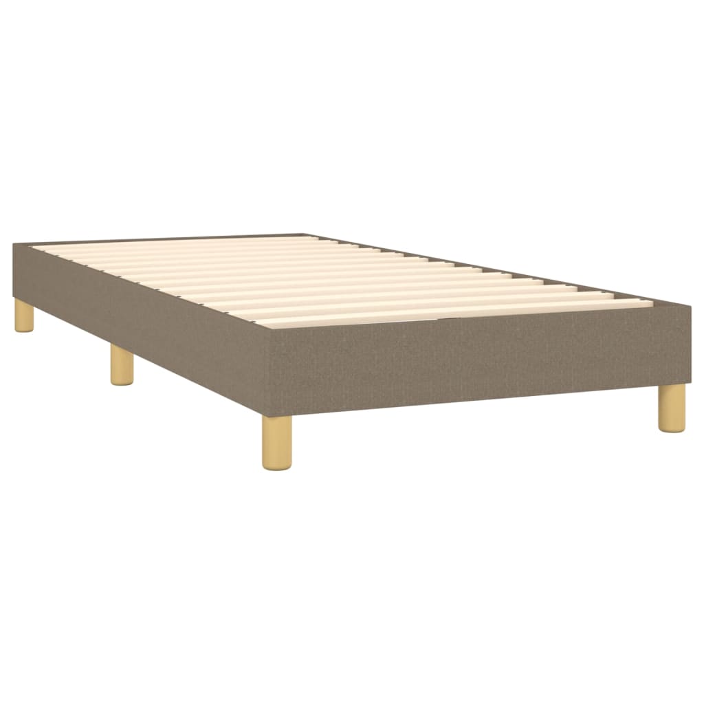 Giroletto A Molle Con Materasso Tortora 80x200 Cm Intessuto - Image 4