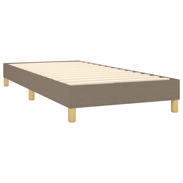 Giroletto A Molle Con Materasso Tortora 80x200 Cm Intessuto - Image 4