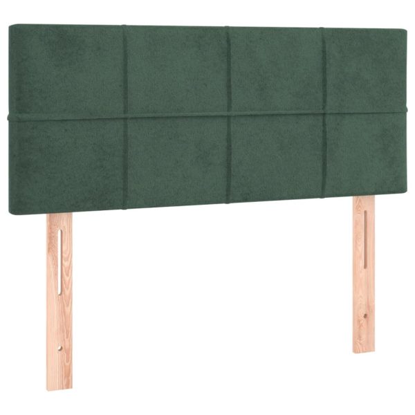 Giroletto A Molle Con Materasso Verde Scuro 90x200 Cm Velluto - Image 6