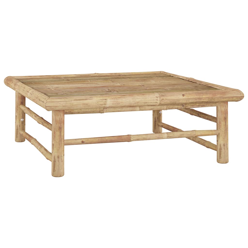 Set Divani Da Giardino 3 Pz Con Cuscini Grigio Scuro In Bambù - Image 6