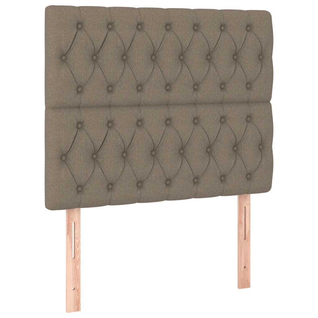 Giroletto A Molle Con Materasso Tortora 90x190 Cm In Tessuto - Image 6
