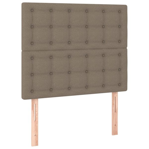 Giroletto A Molle Con Materasso Tortora 90x190 Cm In Tessuto - Image 6