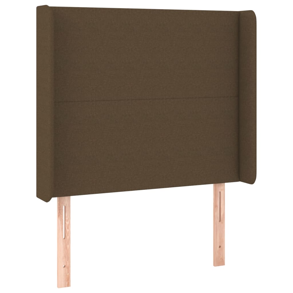 Giroletto A Molle Con Materasso Marrone Scuro 90x200 Cm Tessuto - Image 6