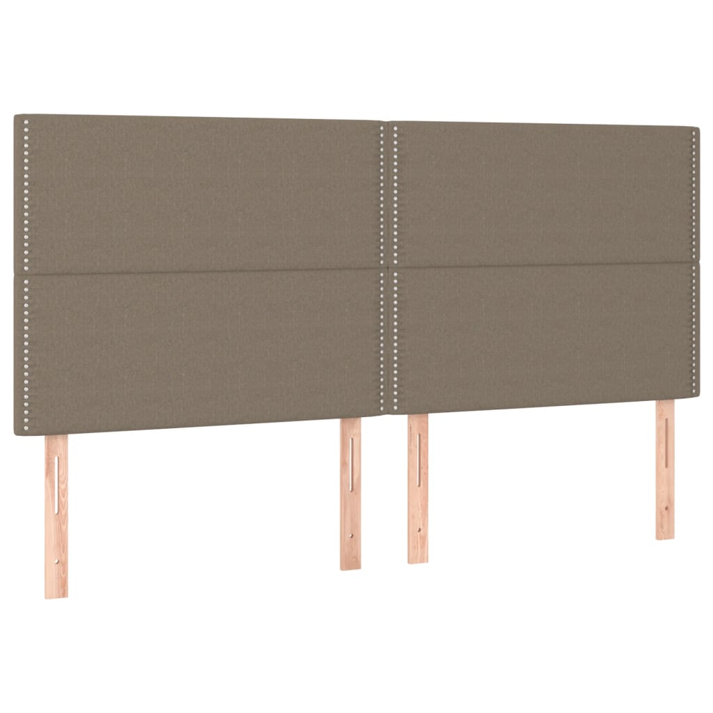 Giroletto A Molle Con Materasso Tortora 160x200 Cm In Tessuto - Image 6