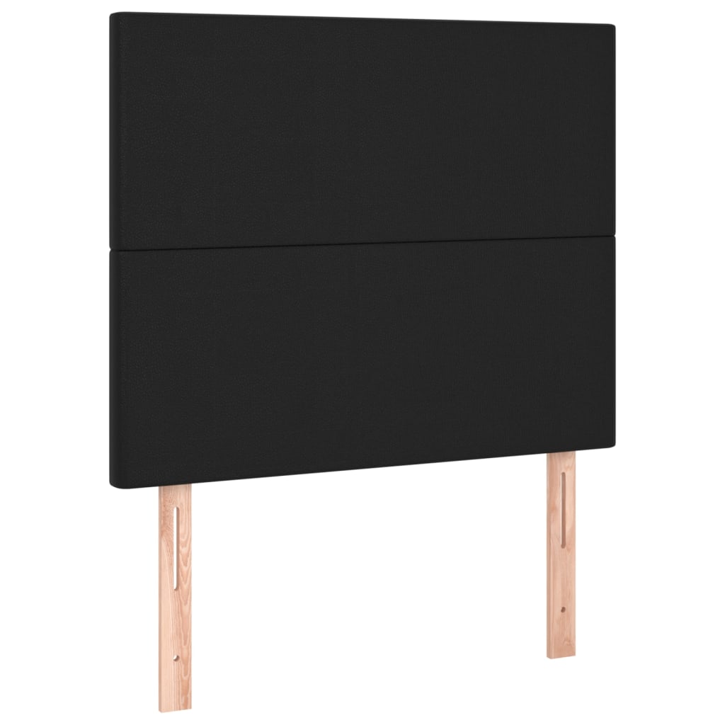 Giroletto A Molle Con Materasso Nero 100x200 Cm In Similpelle - Image 6
