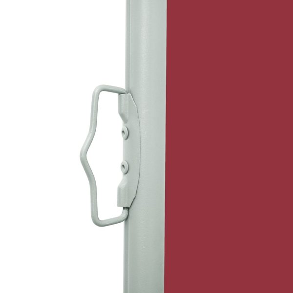 Tenda Laterale Retrattile Per Patio 600x160 Cm Rossa - Image 4