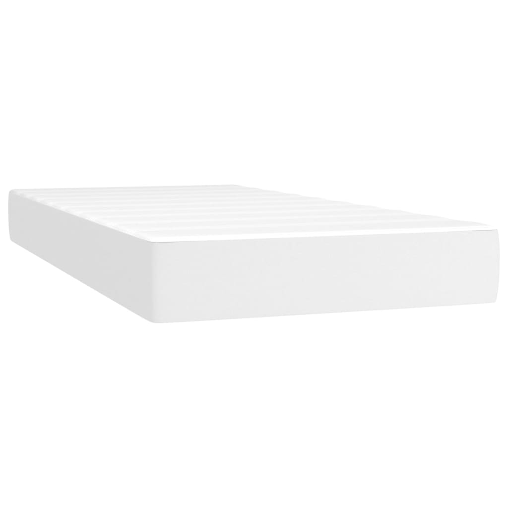 Giroletto Molle Con Materasso E Led Bianco 100x200cm Similpelle - Image 6