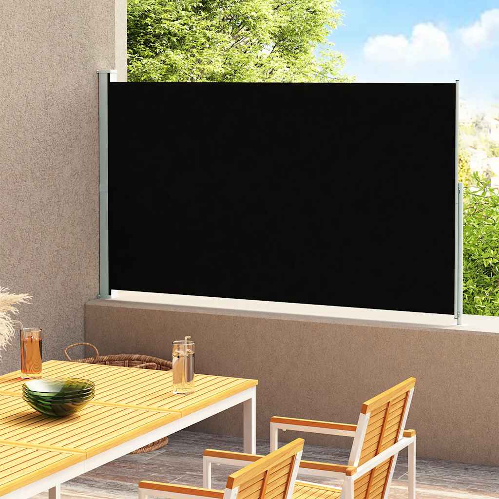 Tenda Laterale Retrattile Per Patio 200x300 Cm Nero