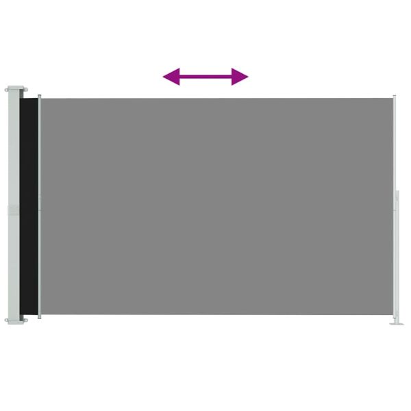 Tenda Laterale Retrattile Per Patio 200x300 Cm Nero - Image 3
