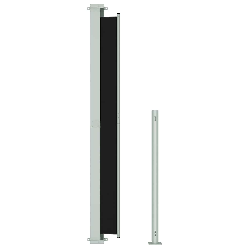 Tenda Laterale Retrattile Per Patio 200x300 Cm Nero - Image 5