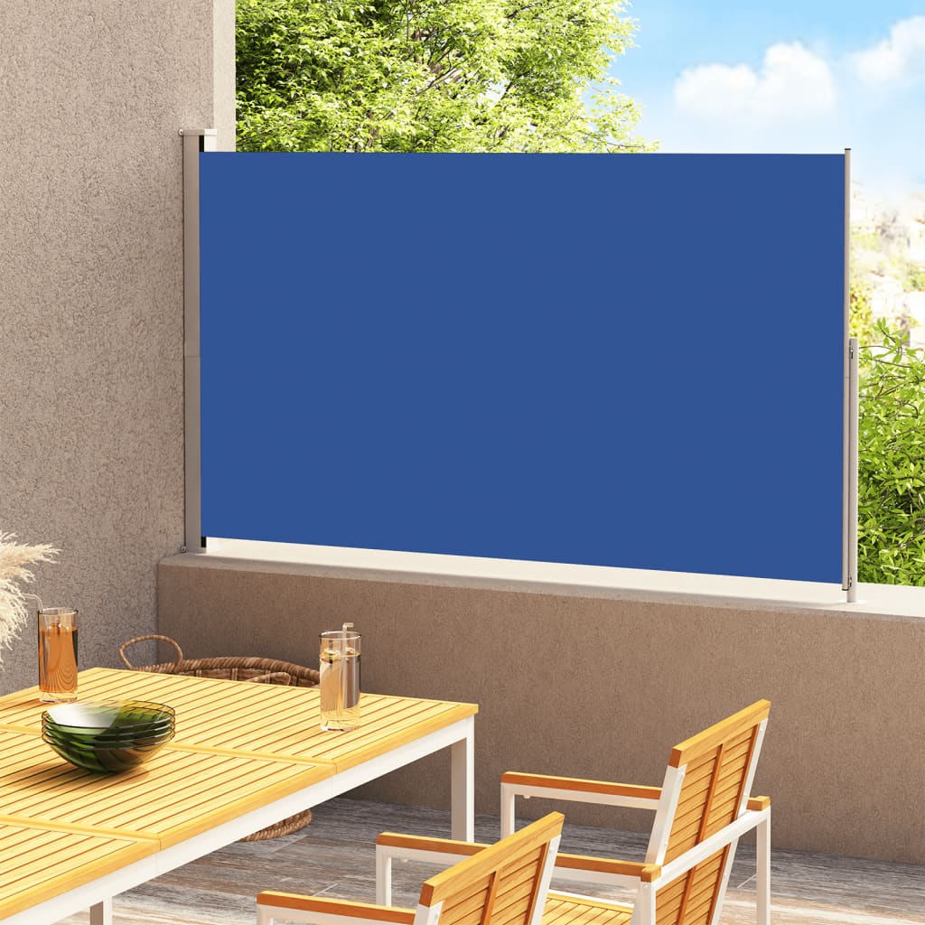 Tenda Laterale Retrattile Per Patio 200x300 Cm Blu