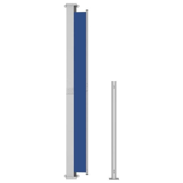 Tenda Laterale Retrattile Per Patio 200x300 Cm Blu - Image 5