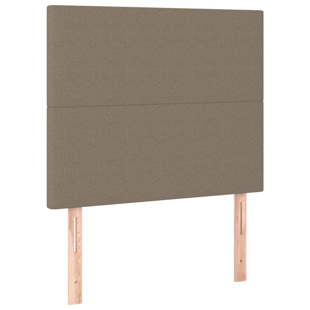 Giroletto A Molle Con Materasso Tortora 120x200 Cm In Tessuto - Image 5