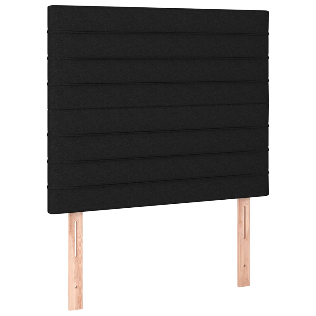 Giroletto A Molle Con Materasso Nero 100x200 Cm In Tessuto - Image 5