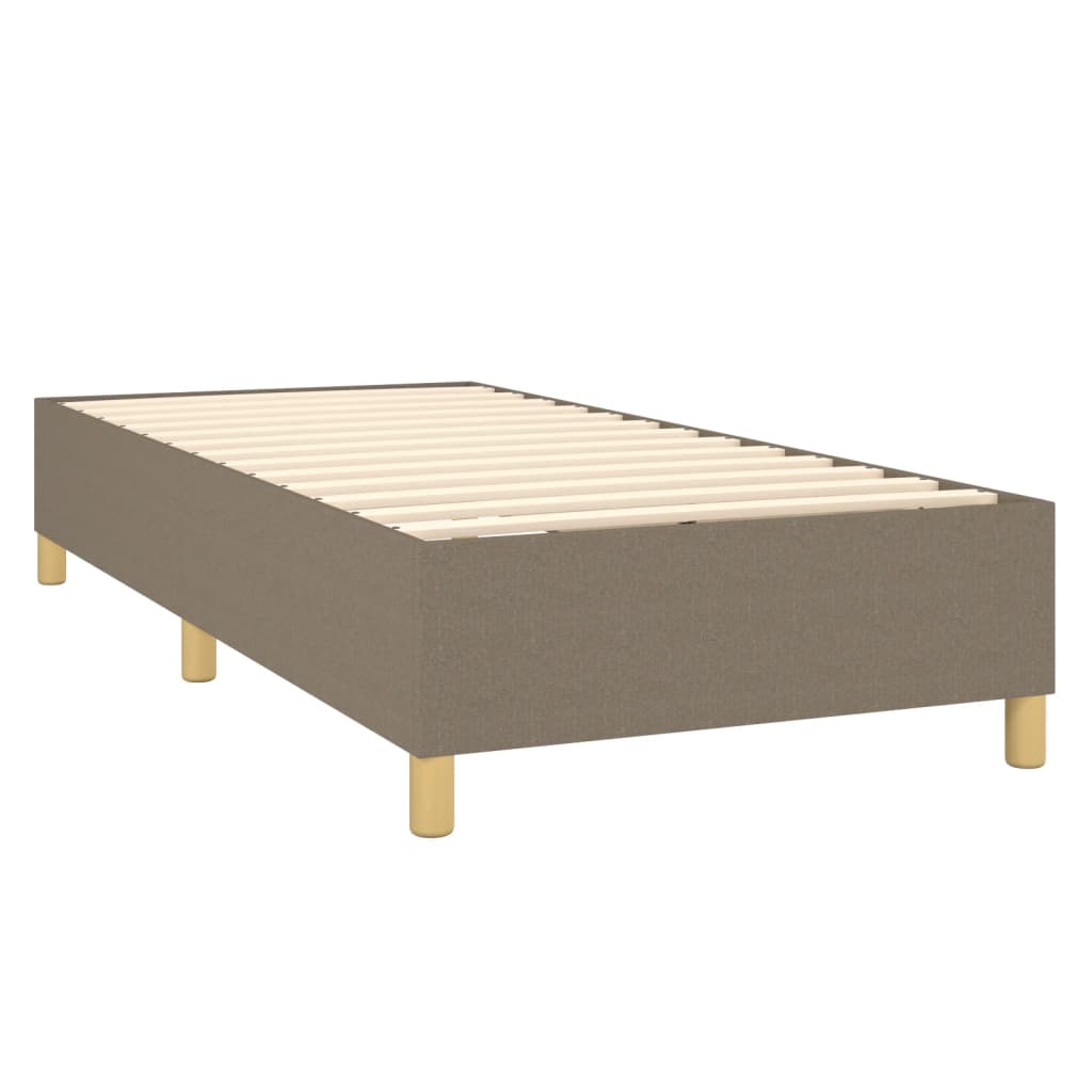 Giroletto A Molle Con Materasso Tortora 90x200 Cm Intessuto - Image 4