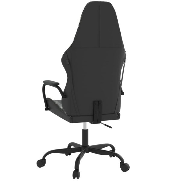 Sedia Da Gaming Nero E Mimetico In Similpelle - Image 5