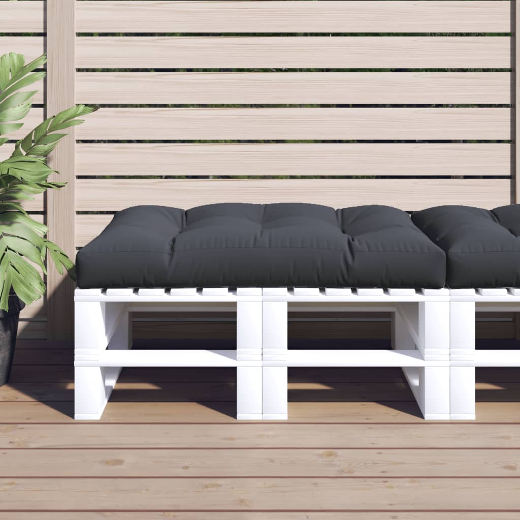 Cuscino Per Pallet Antracite 120x80x12 Cm In Tessuto