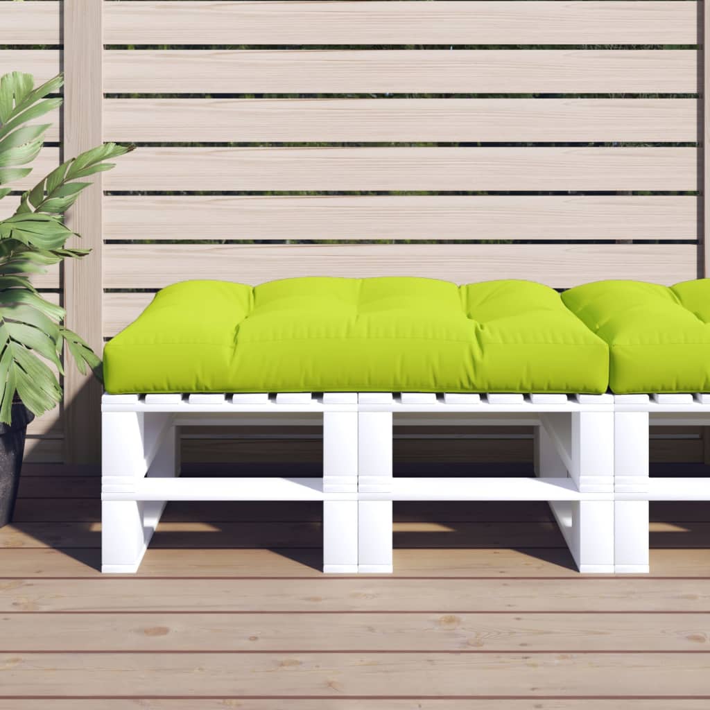 Cuscino Per Pallet Verde Brillante 120x80x12 Cm In Tessuto