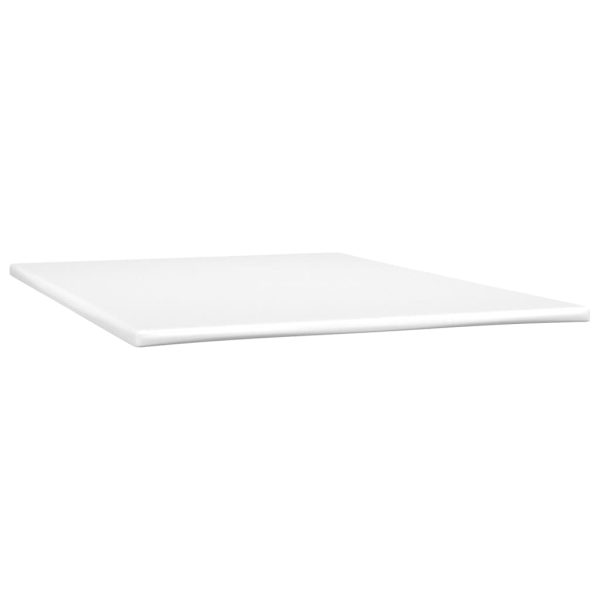 Giroletto A Molle Con Materasso Bianco 120x200 Cm In Similpelle - Image 6