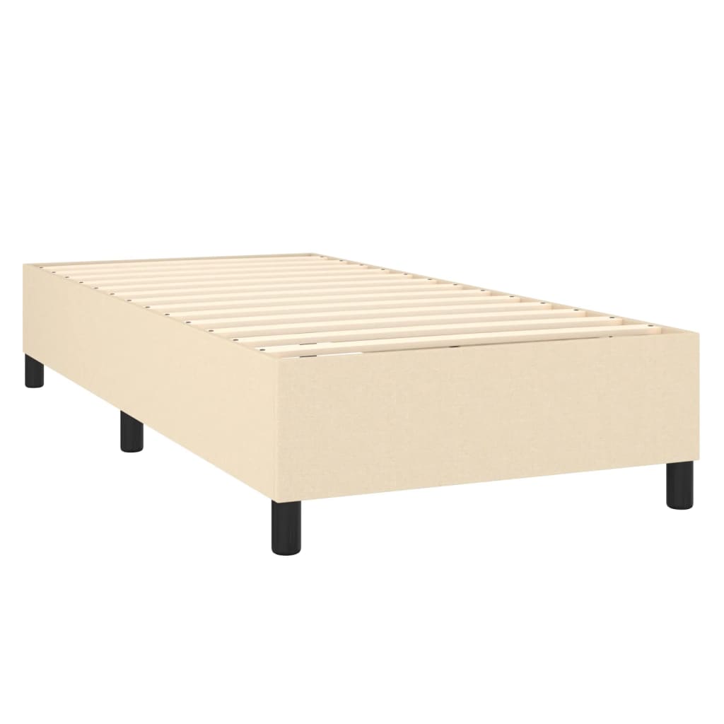 Giroletto A Molle Con Materasso Crema 80x200 Cm Intessuto - Image 4