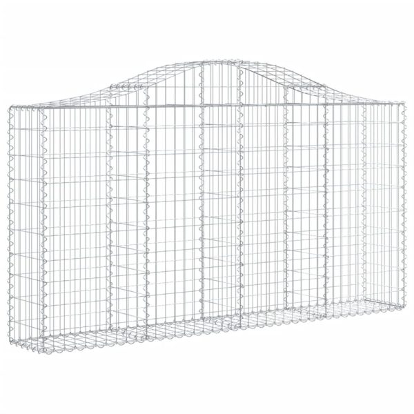 Cesti Gabbioni Ad Arco 4 Pz 200x30x100/120 Cm Ferro Zincato - Image 3