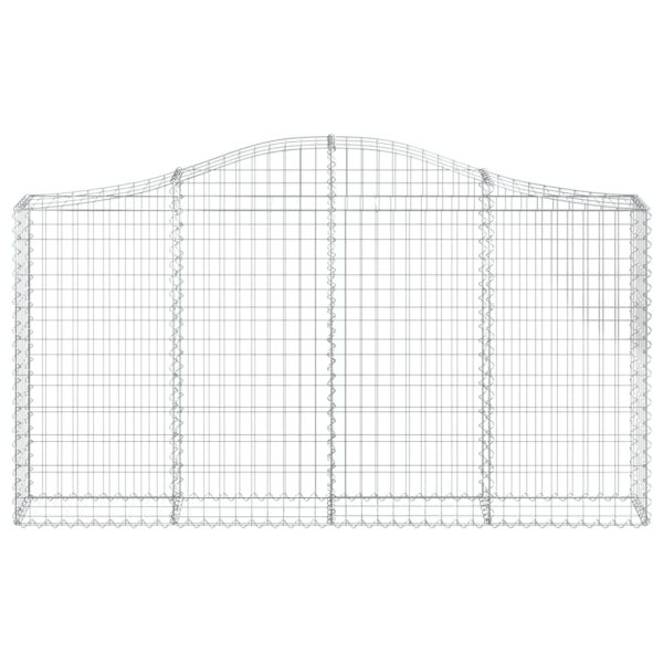 Cesti Gabbioni Ad Arco 4 Pz 200x30x100/120 Cm Ferro Zincato - Image 4