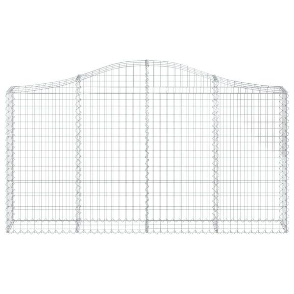 Cesti Gabbioni Ad Arco 12 Pz 200x30x100/120 Cm Ferro Zincato - Image 4