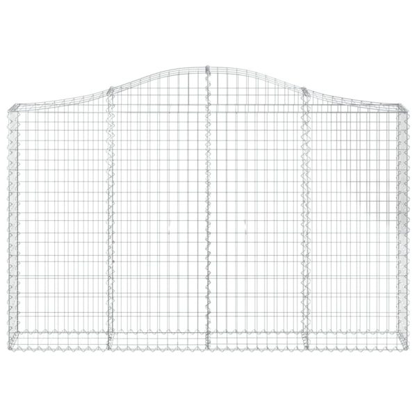 Cesti Gabbioni Ad Arco 6 Pz 200x30x120/140 Cm Ferro Zincato - Image 4