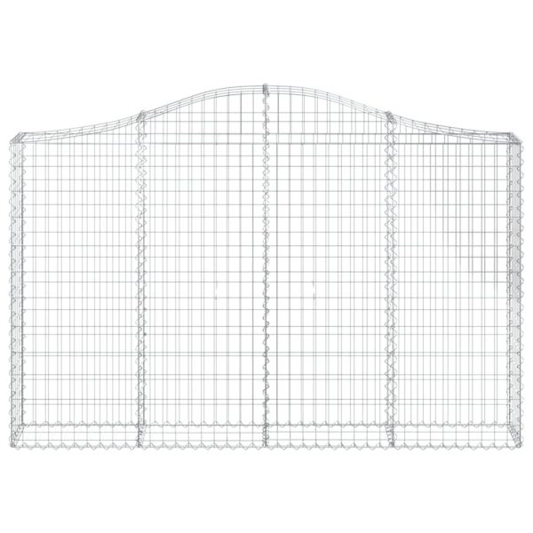 Cesti Gabbioni Ad Arco 7 Pz 200x30x120/140 Cm Ferro Zincato - Image 4
