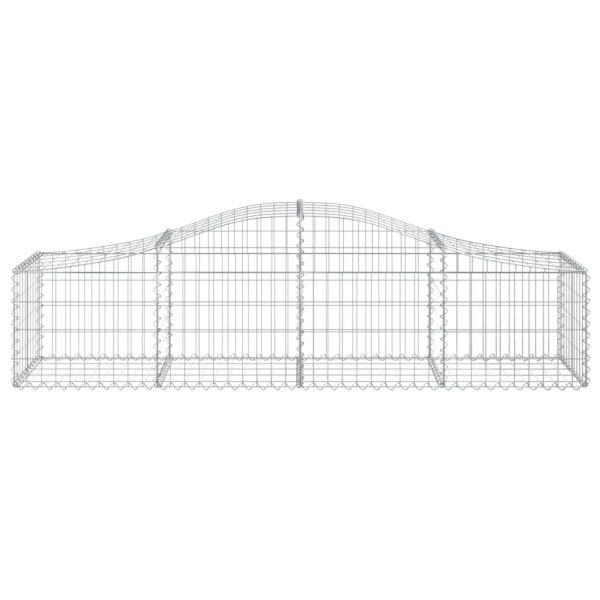 Cesti Gabbioni Ad Arco 2 Pz 200x50x40/60 Cm Ferro Zincato - Image 4