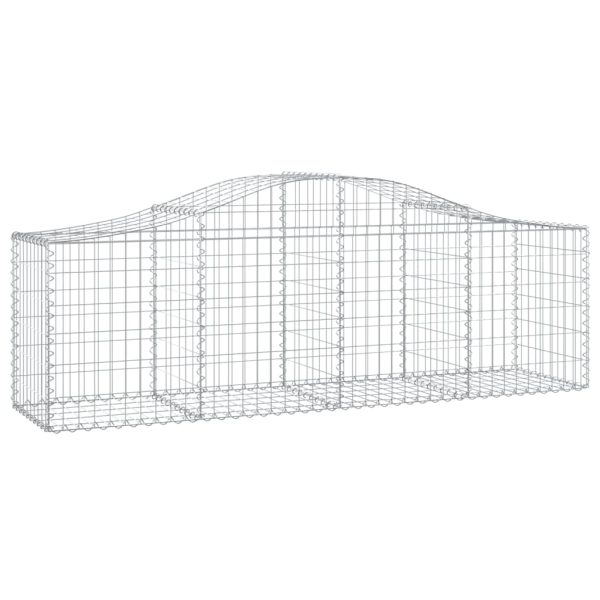 Cesti Gabbioni Ad Arco 7 Pz 200x50x60/80 Cm Ferro Zincato - Image 3