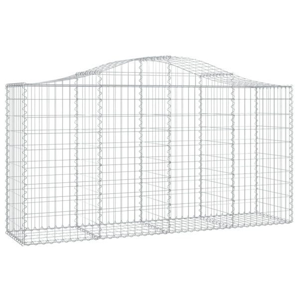 Cesti Gabbioni Ad Arco 4 Pz 200x50x100/120 Cm Ferro Zincato - Image 3