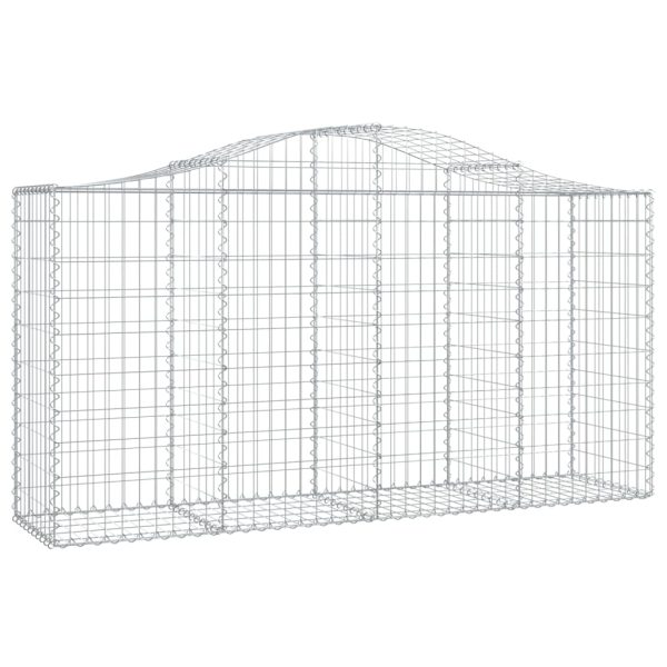 Cesti Gabbioni Ad Arco 12 Pz 200x50x100/120 Cm Ferro Zincato - Image 3