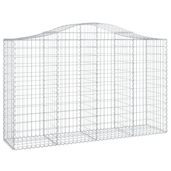 Cesti Gabbioni Ad Arco 10 Pz 200x50x120/140 Cm Ferro Zincato - Image 3