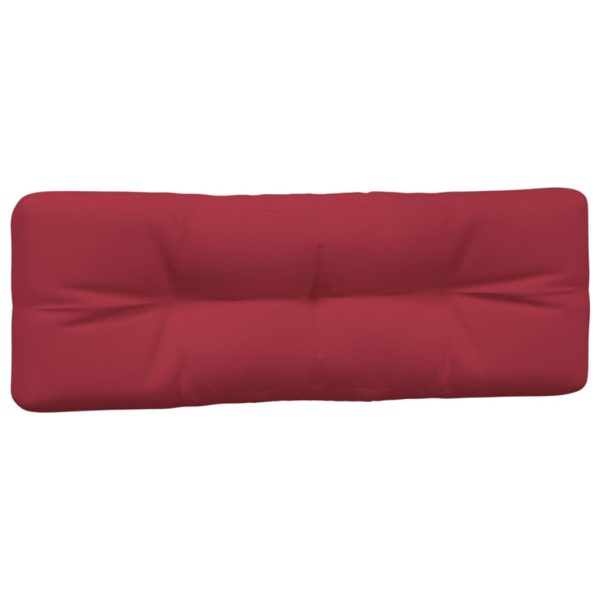 Cuscini Per Pallet 3 Pz Rosso Vino In Tessuto - Image 4