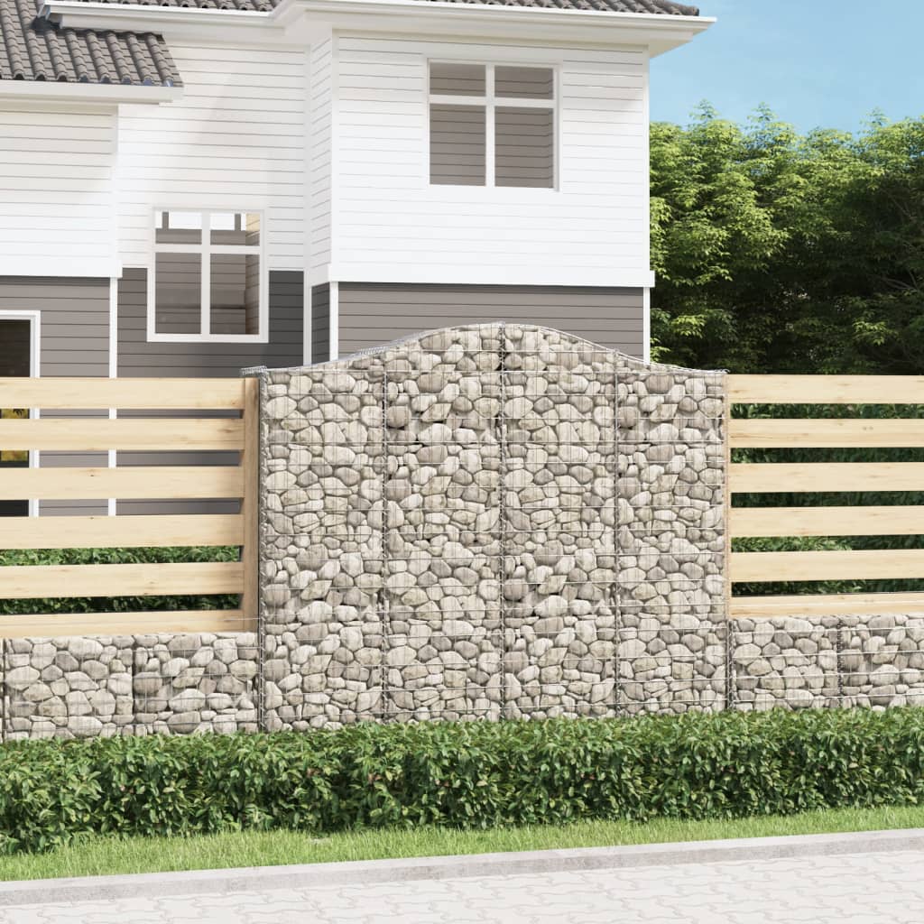 Cesti Gabbioni Ad Arco 4 Pz 200x50x180/200 Cm Ferro Zincato
