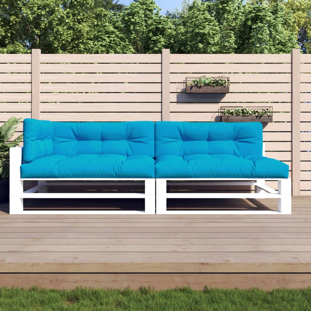Cuscini Per Pallet 5 Pz Blu In Tessuto