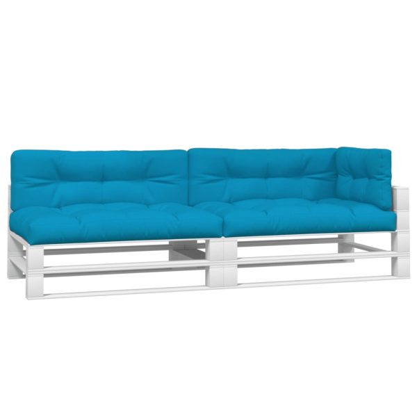 Cuscini Per Pallet 5 Pz Blu In Tessuto - Image 3