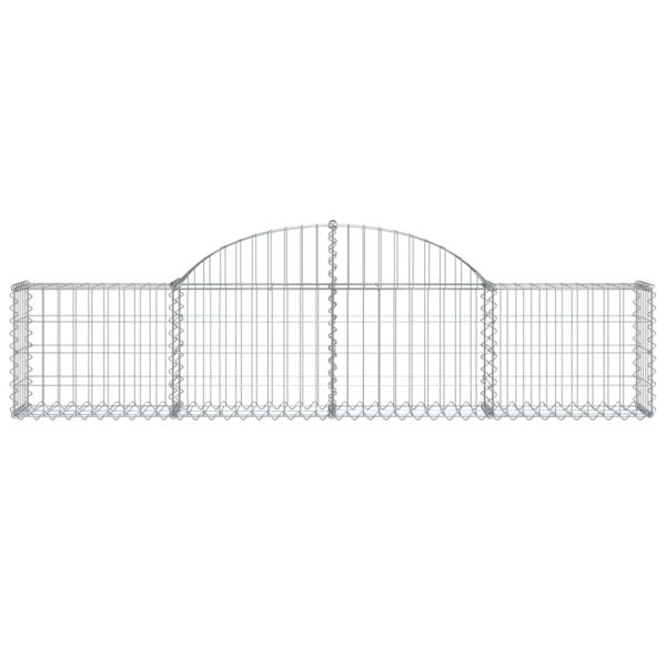 Cesti Gabbioni Ad Arco 7 Pz 200x30x40/60 Cm Ferro Zincato - Image 4