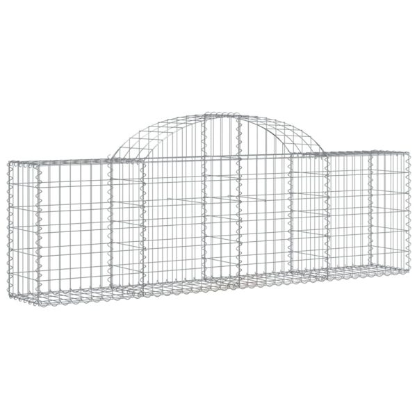 Cesti Gabbioni Ad Arco 13 Pz 200x30x60/80 Cm Ferro Zincato - Image 3