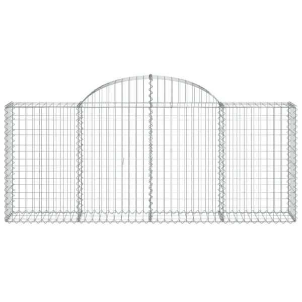 Cesti Gabbioni Ad Arco 12 Pz 200x30x80/100 Cm Ferro Zincato - Image 4